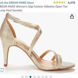 Beautiful Gold 3inch heel.